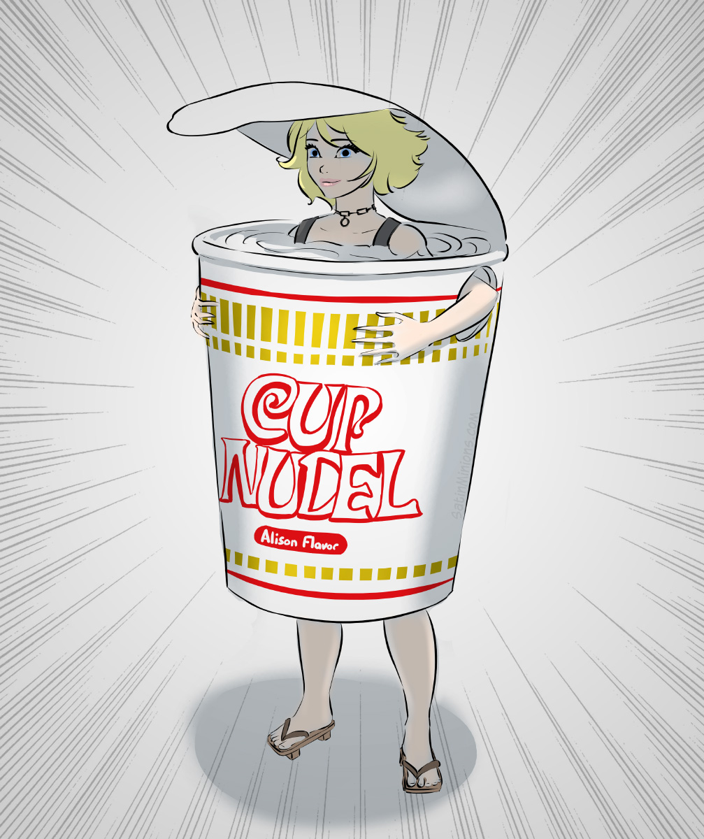 SatinMinions Alison Cup Noodle