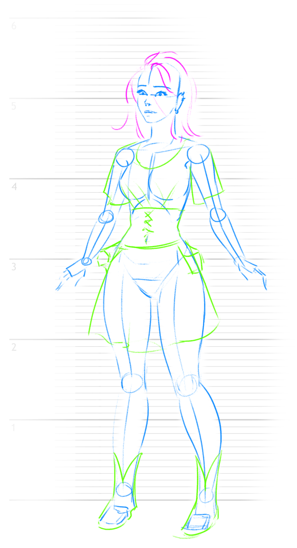 SatinMinions Carmen Height Sheet Sketch