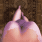 First Person Pink Lace Bra AI